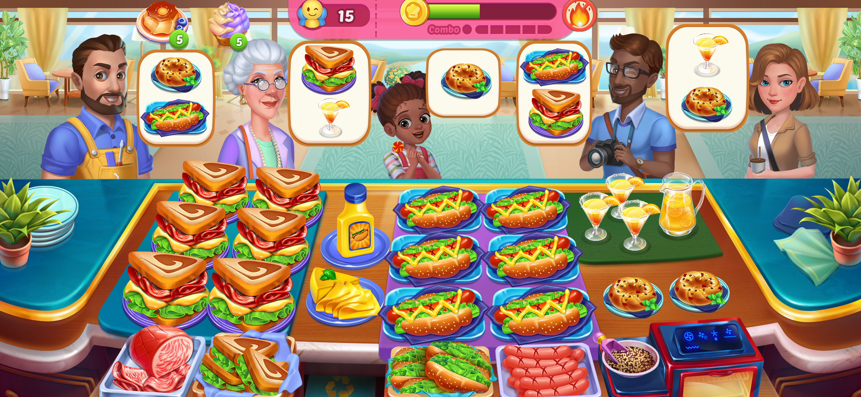 Delicious Island: Cooking game