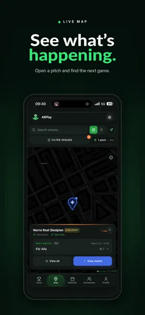 AllPlay: Pick-Up Football iPhone screenshot 3