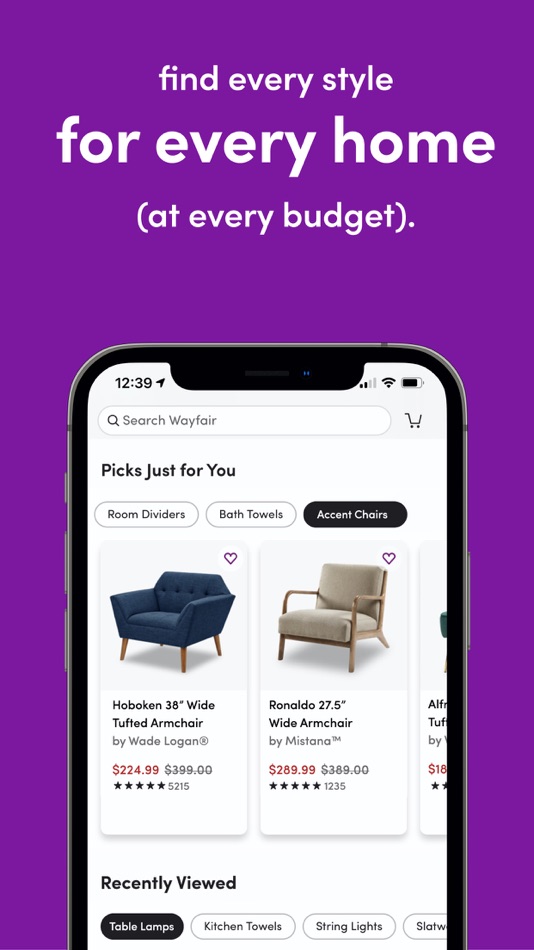 #2. Wayfair – Shop All Things Home (iOS) Podle: Wayfair LLC