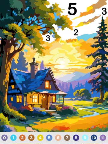 Oil Painting : Color By Number iPad screenshot