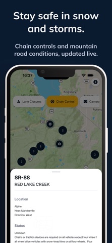 California Roads iPhone screenshot