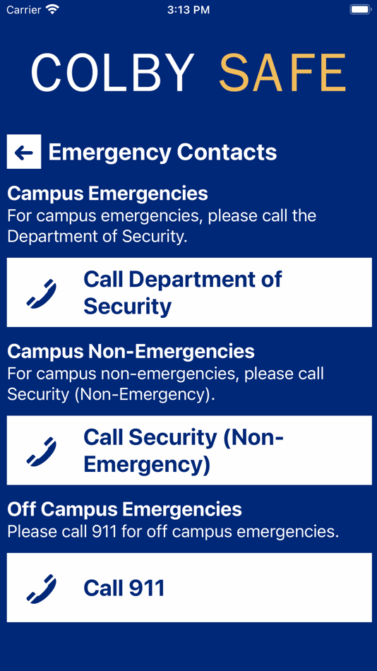 #2. Colby Safe (iOS) 由: Colby College