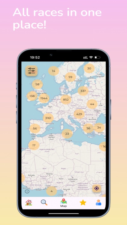 Runelo - running races map