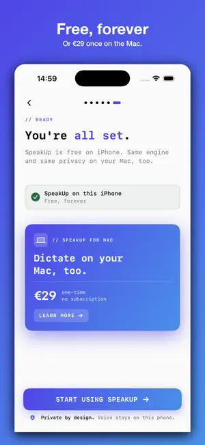 SpeakUp Dictation screenshot 4