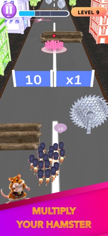 Hamster Runner: Crowd Control Screenshot 1 of 4