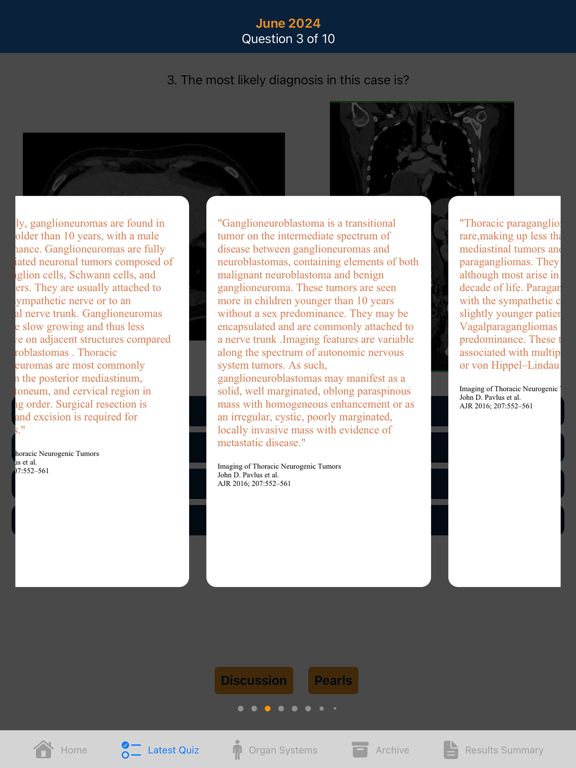 CTisus iQuiz 25 iPad screenshot 5 - Medical app