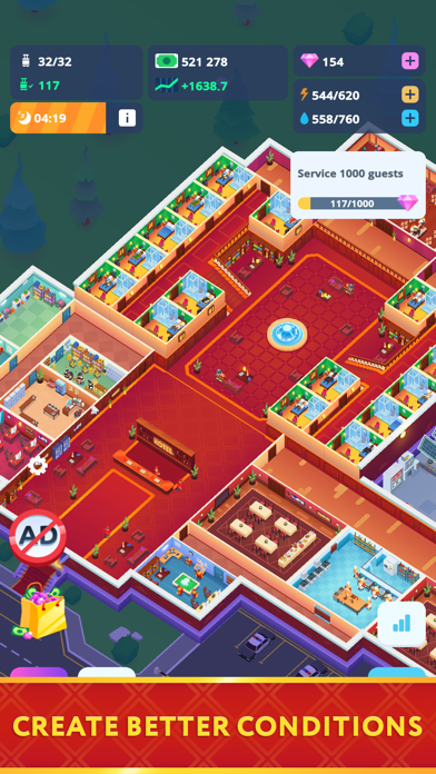 Idle Hotel Tycoon Empire Screenshot