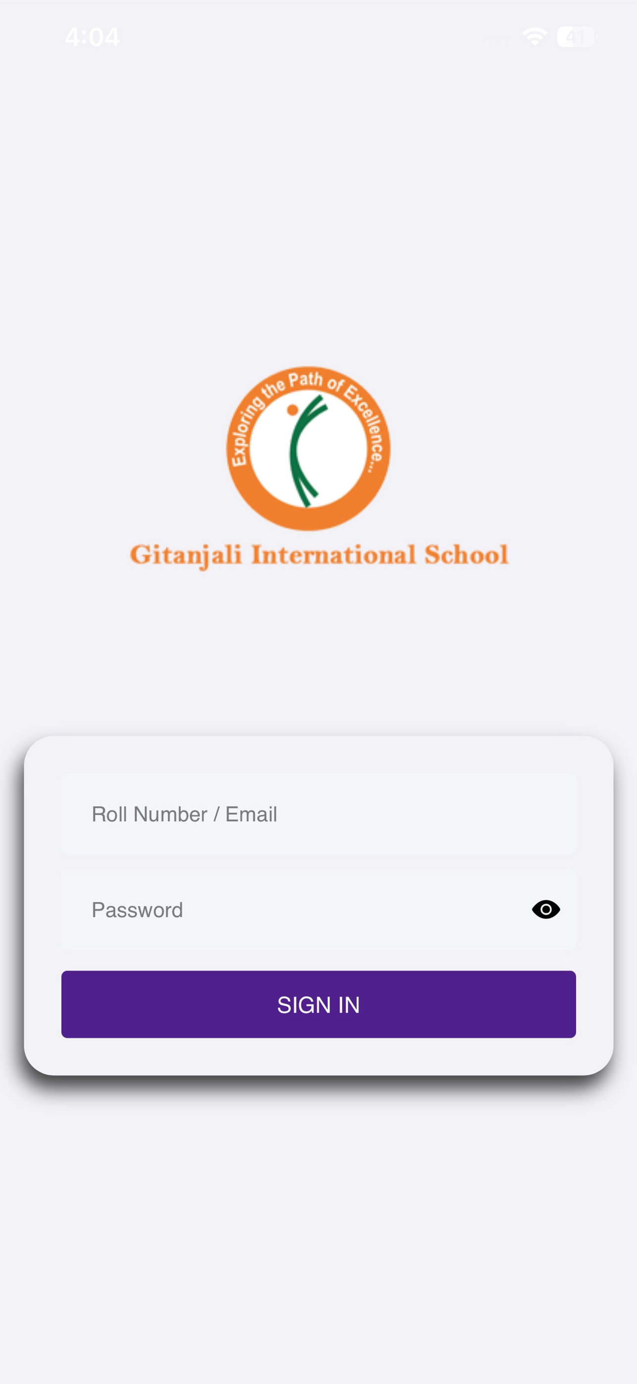 Screenshot 1 of GITANJALI INTERNATIONAL SCHOOL
