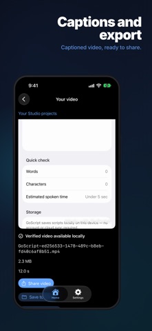 GoScript: AI Teleprompter Screenshot 5 of 5