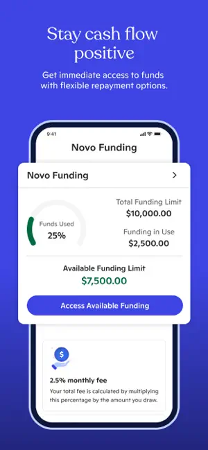 Novo - Small Business Checking screenshot 7