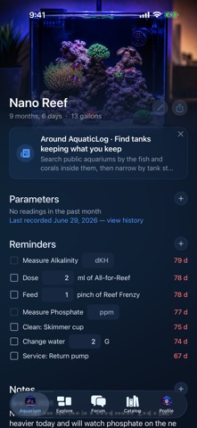 AquaticLog Screenshot 1 of 8
