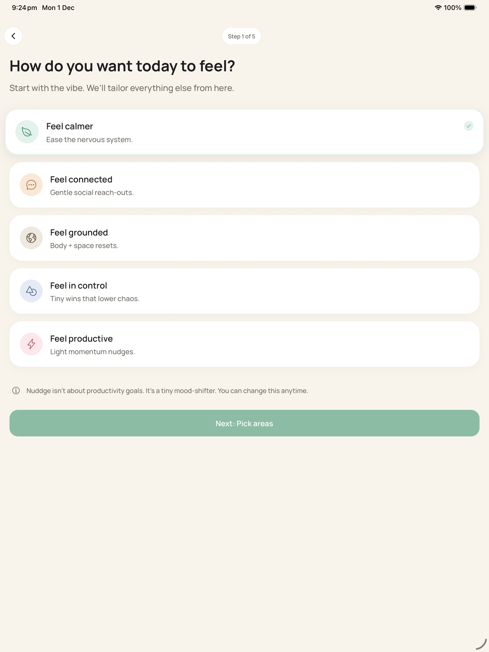 Nuddge: Daily Micro Actions screenshot 6