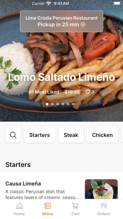 Lima Criolla Peruvian