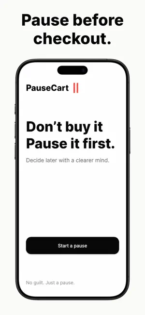 Stop Impulse Buying: No Buy screenshot 1