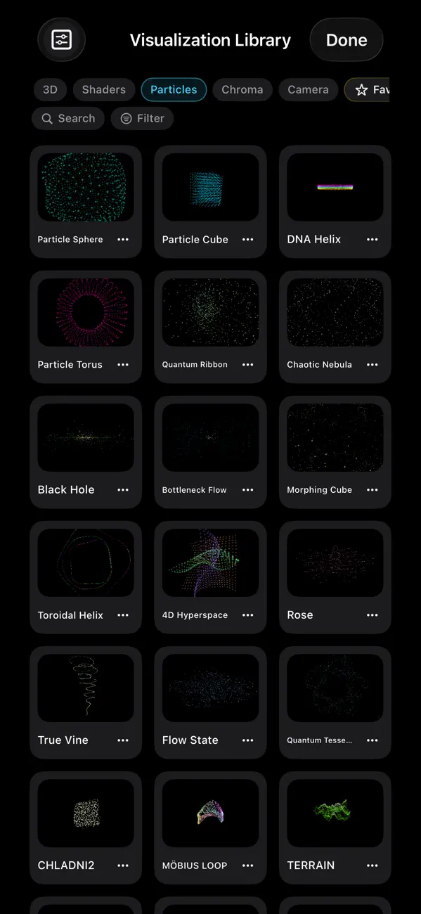 Screenshot #3 pour AudioVisualize Lumiere