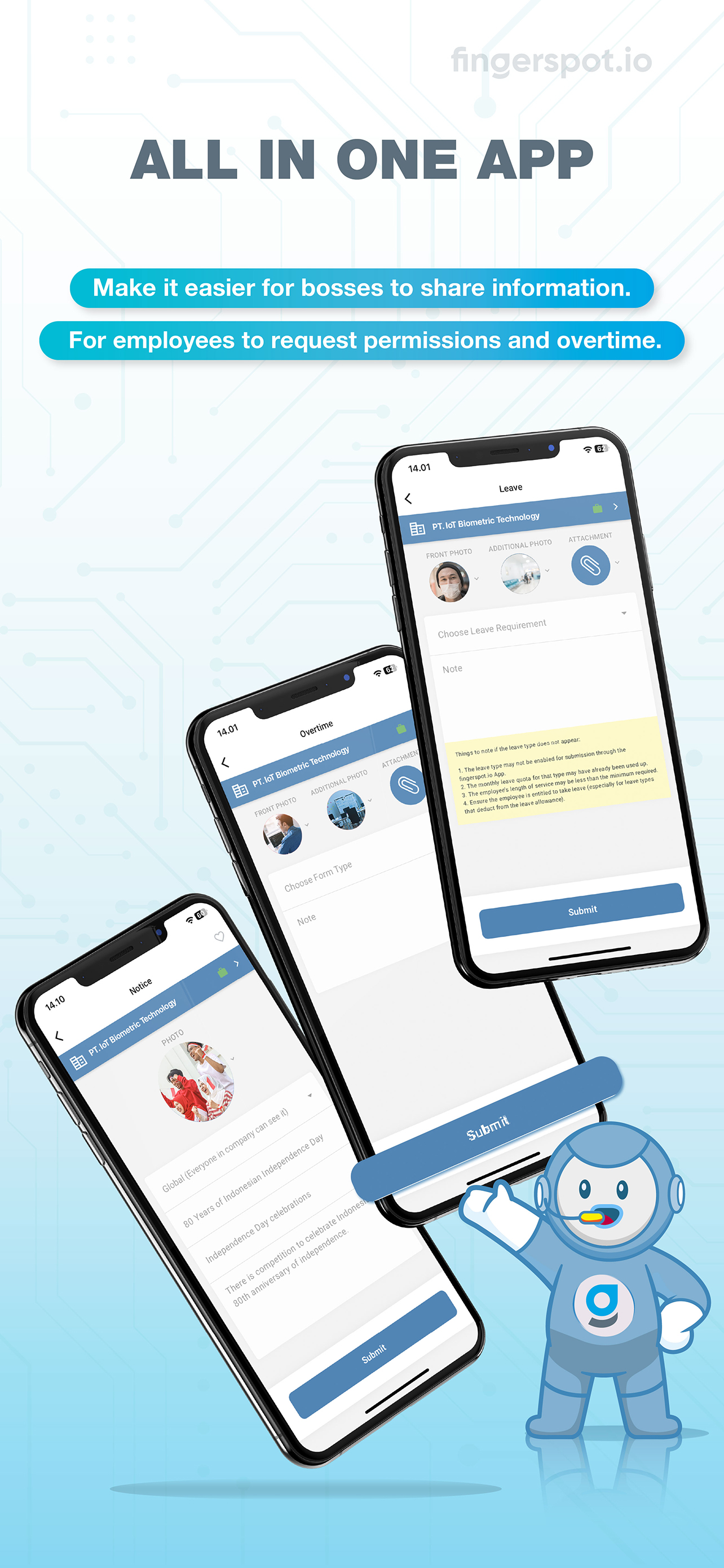 Fingerspot - Online Attendance