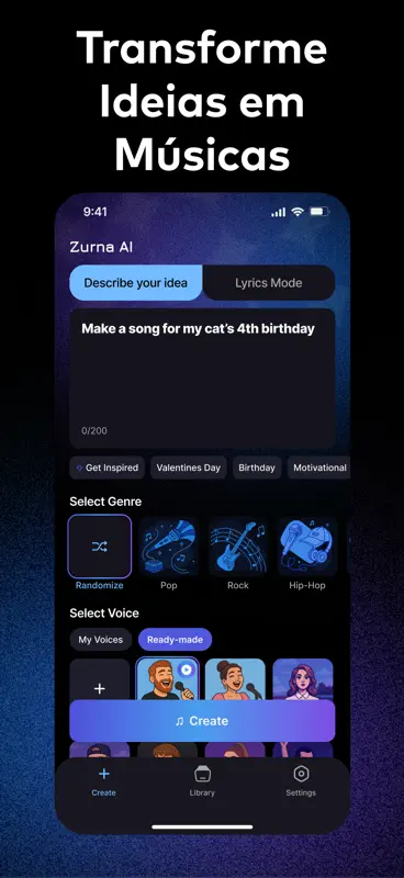 Zurna: Crie Música com IA screenshot 3 of 5