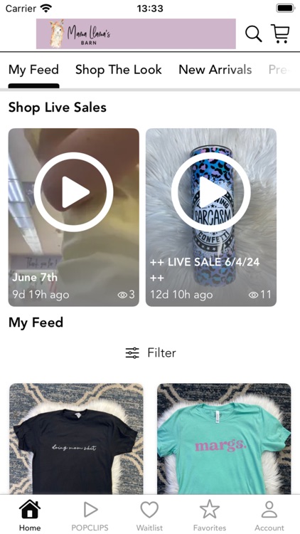 Mama Llama's Barn Shop Now