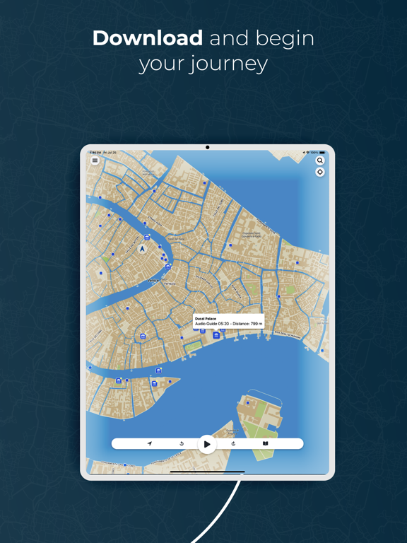 Discover Venice - Venezia Tour iPad screenshot 7 - Travel app