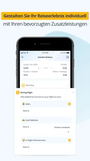 Screenshot von Pegasus: Günstige Flugtickets auf dem iPhone 9