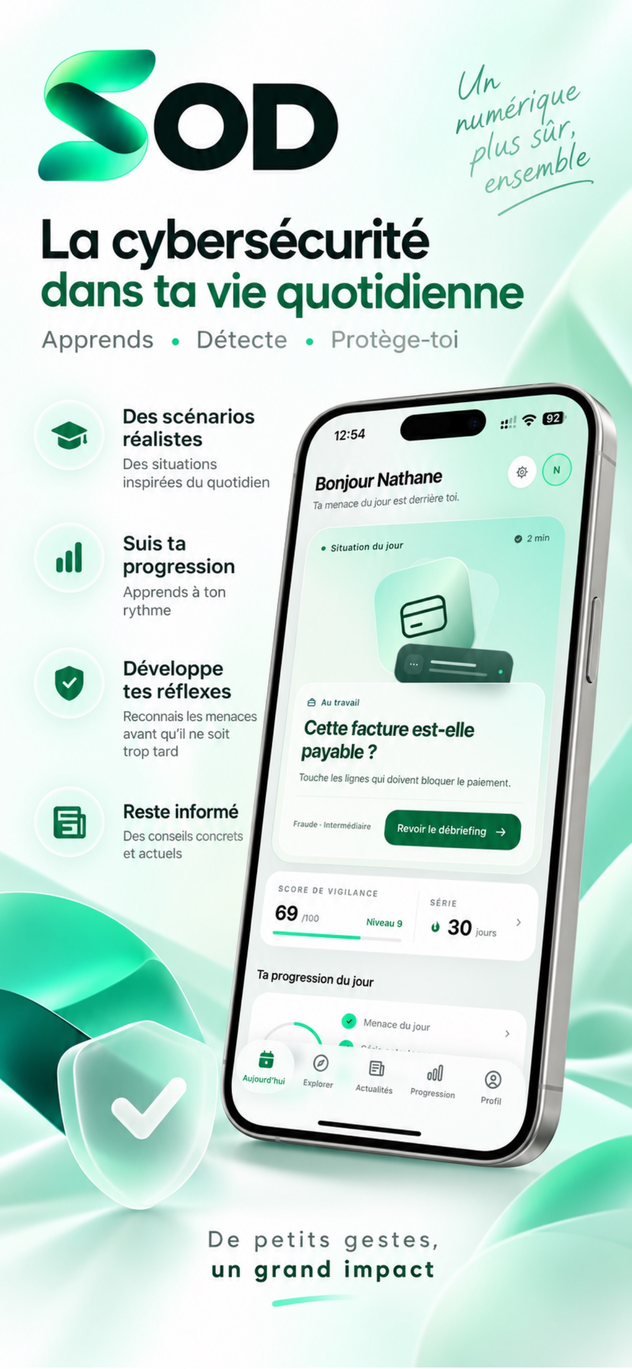 Screenshot 1 of Sod: Repère les cybermenaces