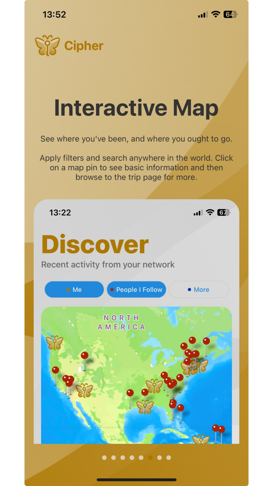 #5. Cipher: Travel Memories Shared (iOS) 由: Samuel Lerer