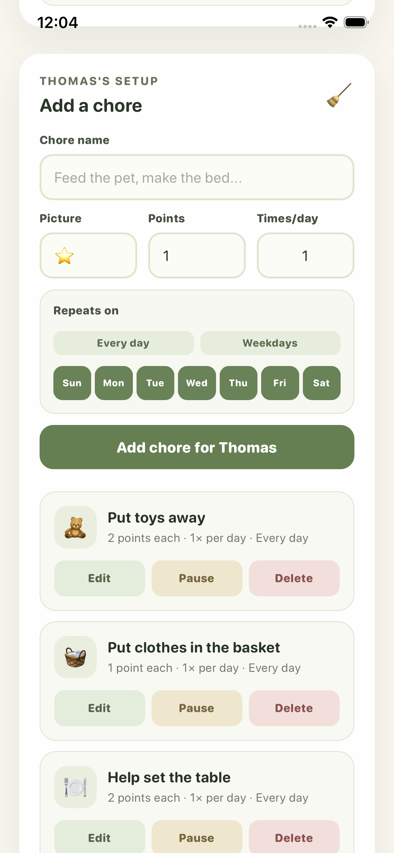 Simple Chores: Family Rewards screenshot 4