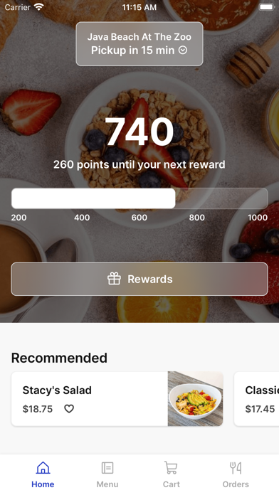 Java Beach SF iPhone screenshot 1 - Food & Drink app