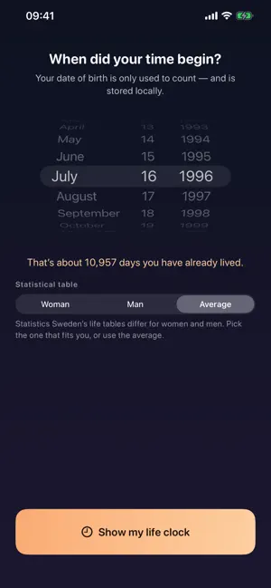 Life Clock Medium screenshot 2