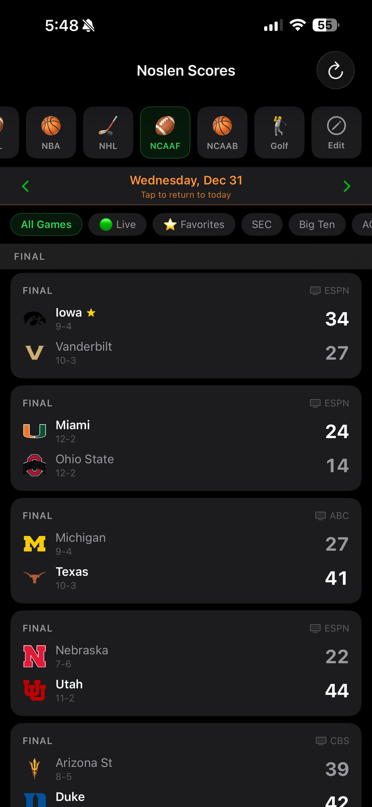 NoslenScores screenshot 7