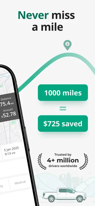 Mileage Tracker by Driversnote: Screenshot 2 von 7