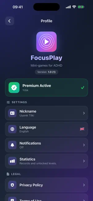 FocusPlay: ADHD & Focus screenshot 4