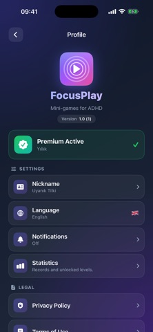FocusPlay: ADHD & Focus Screenshot 4 of 6