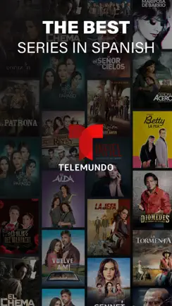 Telemundo: Series y TV en vivo iPhone image 1
