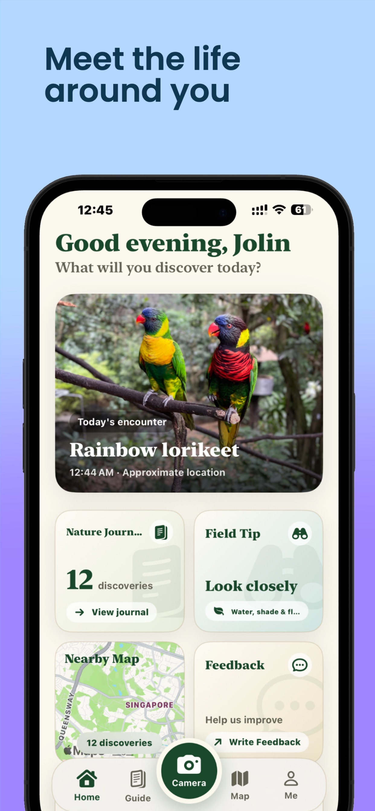 Screenshot 1 of Little Wild: Nature Journal