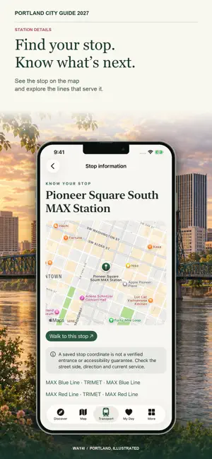Portland Guide and Subway map screenshot 4