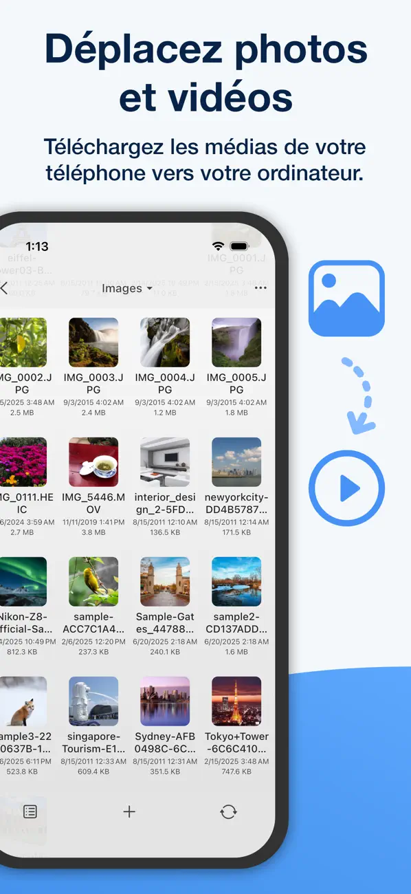Screenshot #3 pour AirDisk: Transfert de fichiers