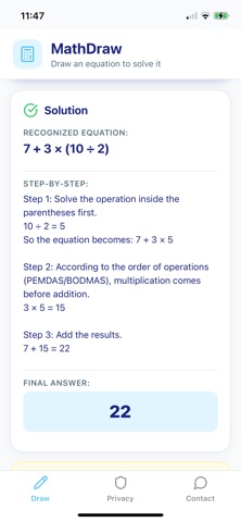 MathDraw AI screenshot
