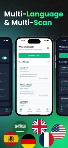 Biz - Business Card Scanner screenshot
