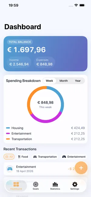 My Pocket Finance screenshot 2