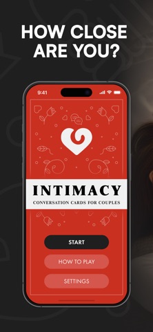 Intimacy — questions game iPhone screenshot