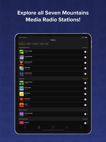 My Willie Radio iPad screenshot