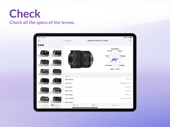 Screenshot #5 pour Camerapedia: Gear Companion