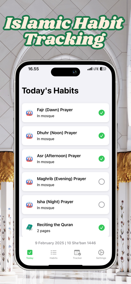Muslim Habits Tracker screenshot 1