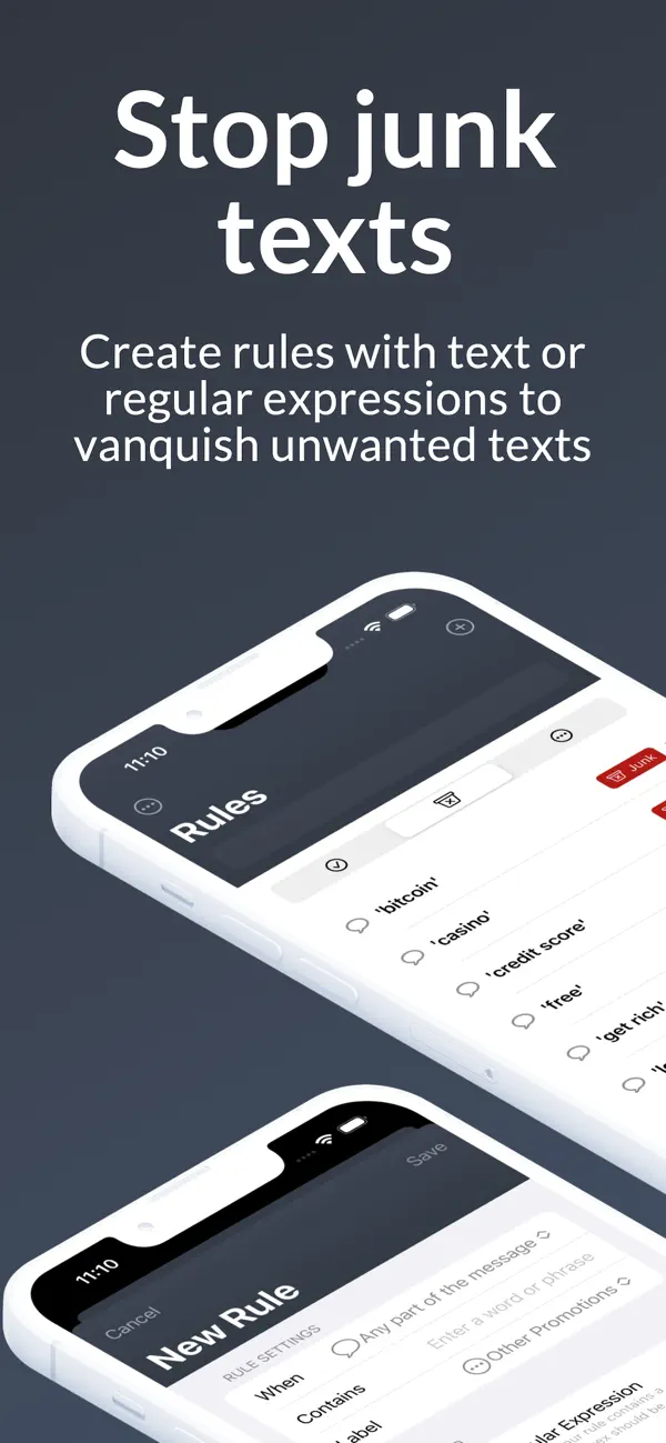 #1. Bouncer: Spam Text Blocker (iOS) Av: Daniel Bernal