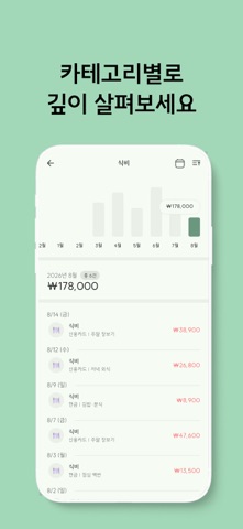 초록가계부 - 공유가계부·여행가계부·수기 가계부 위젯 iPhone screenshot 7