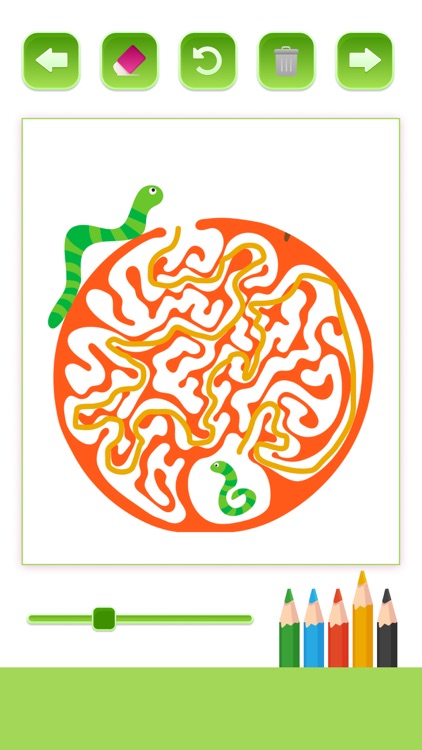 Maze play games paint line