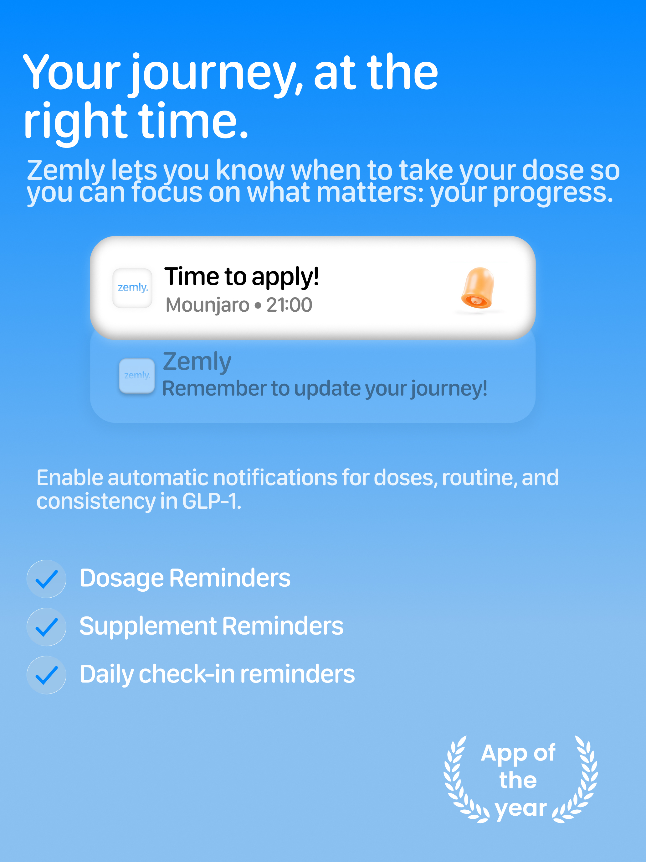 Zemly : The Best GLP-1 Tracker screenshot 9