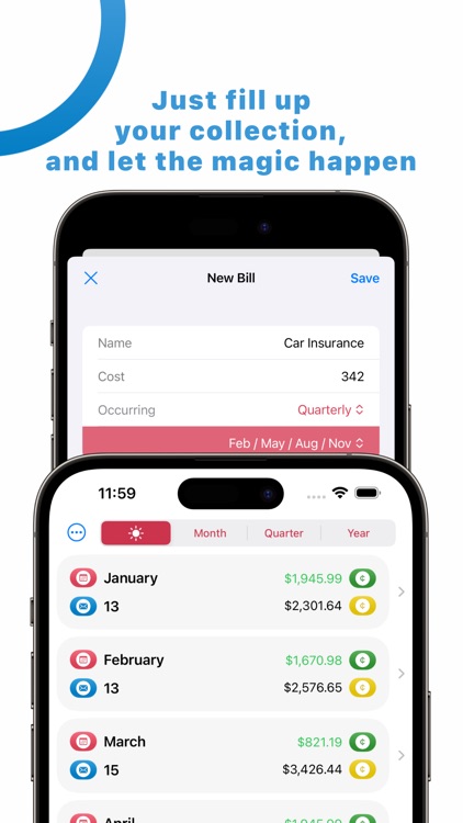 Subscriptions Tracker - Sparky