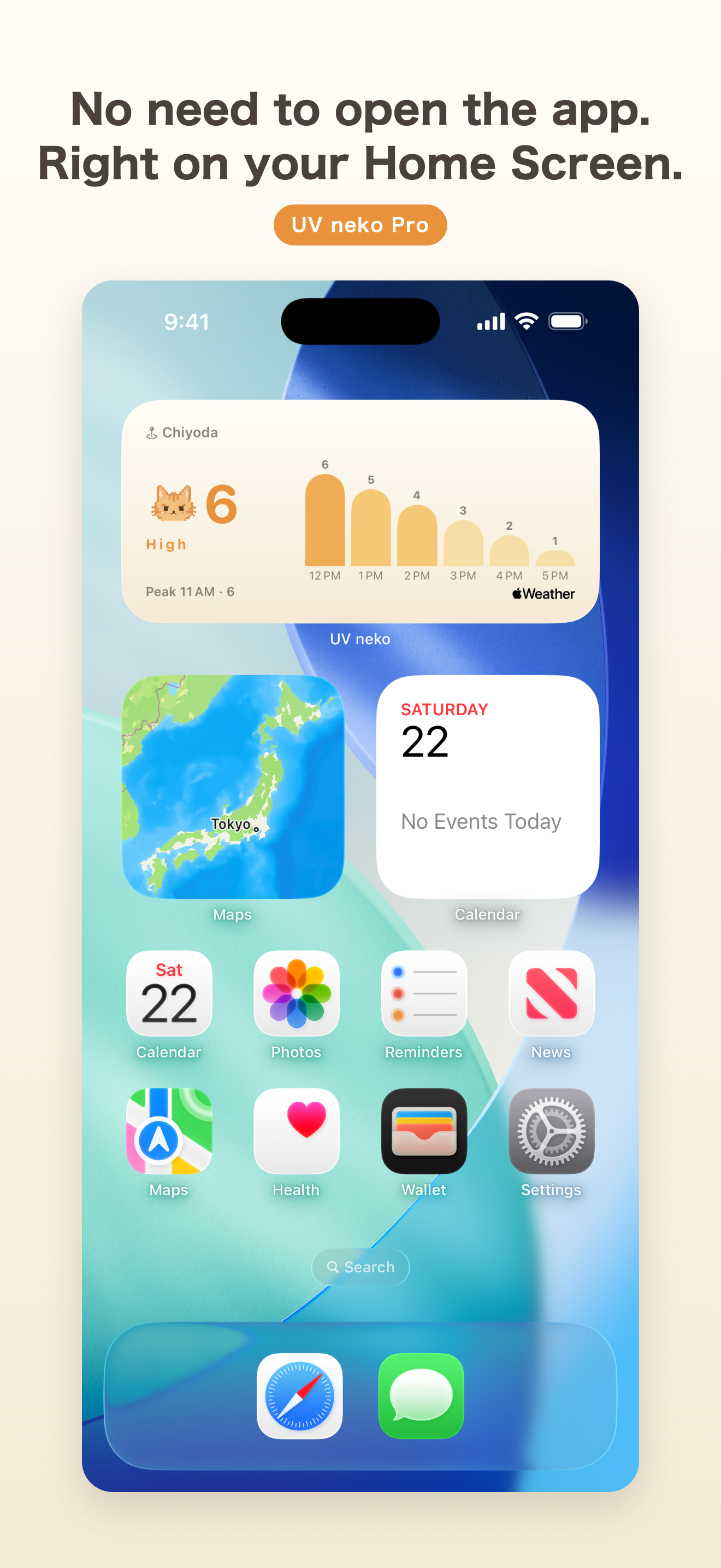 UV neko: UV Index Forecast screenshot 2